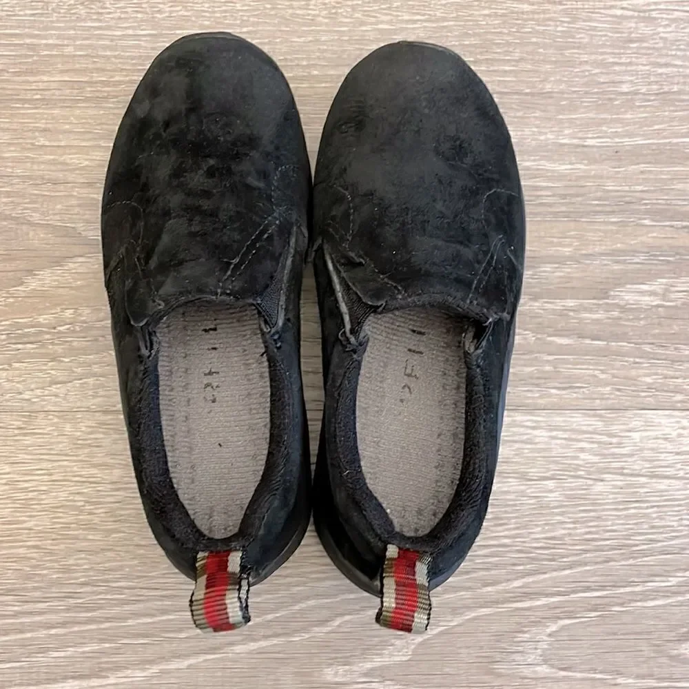 Merrell Jungle Moc Little Boys Size 12.5 Black Suede Slip On Shoe